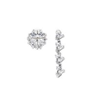 Earrings Amen Woman Amore in Silver Zircone EMHBB - EMHBB